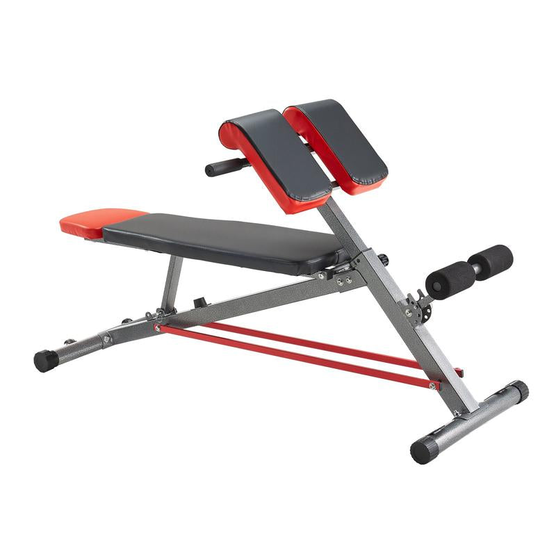 VEVOR Roman Chair Back Extension Hyperextension Bench Multi-Function Adjustable Gym