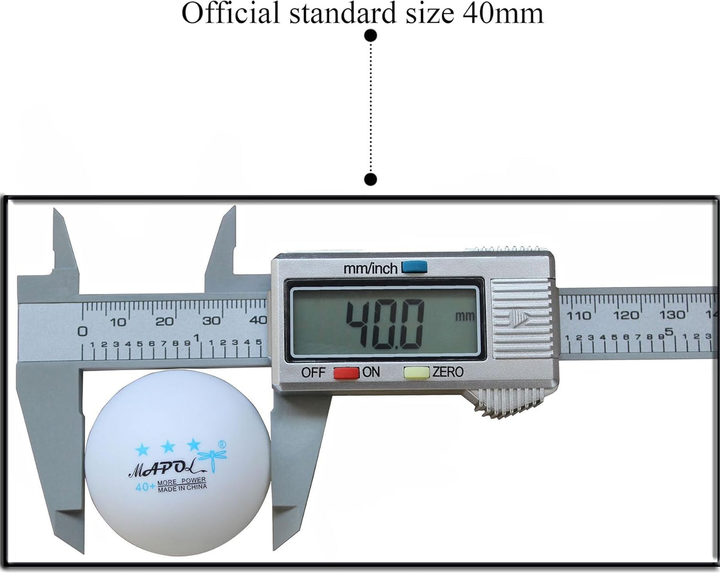 60/22 Count 3-Star 40+ Premium Ping Pong Balls Advanced Practice Table Tennis Ball