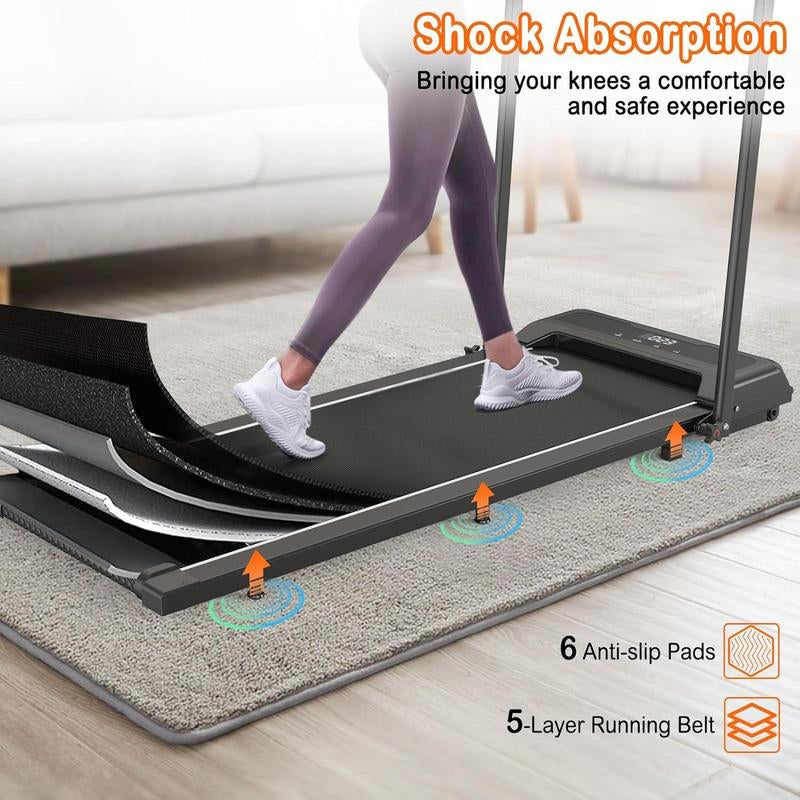 【Tiktokshopbacktoschool】Over SELF Walkingpad Treadmill, Portable Folding Treadmill with Handle Remote Control, Easy Storage, Dealsforyouday Outdoorfun Home Gym Fitness Equipment Workout Gear