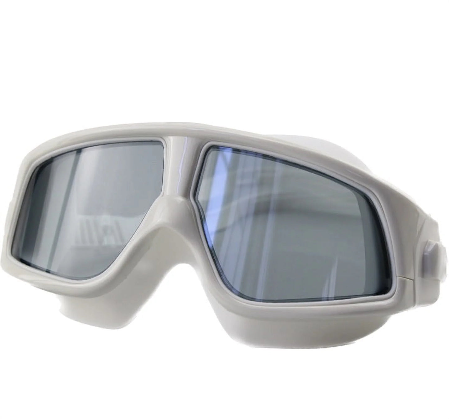 Swim Goggles No Leaking Anti-Fog Pool Goggles Swimming Goggles for Adult Men Women Youth, UV Protection 180° Clear Vision-White