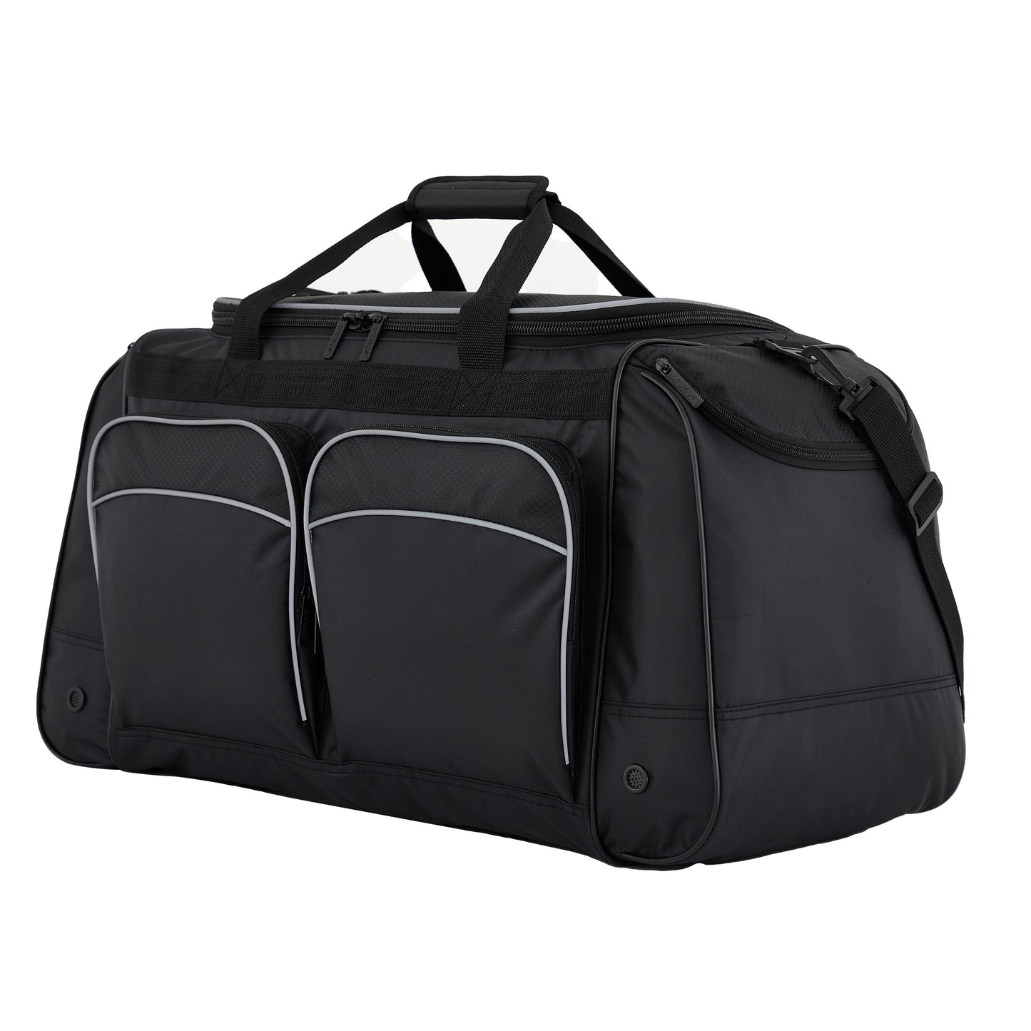 28 in Jumbo Sport Duffel Bag for Travel, Black