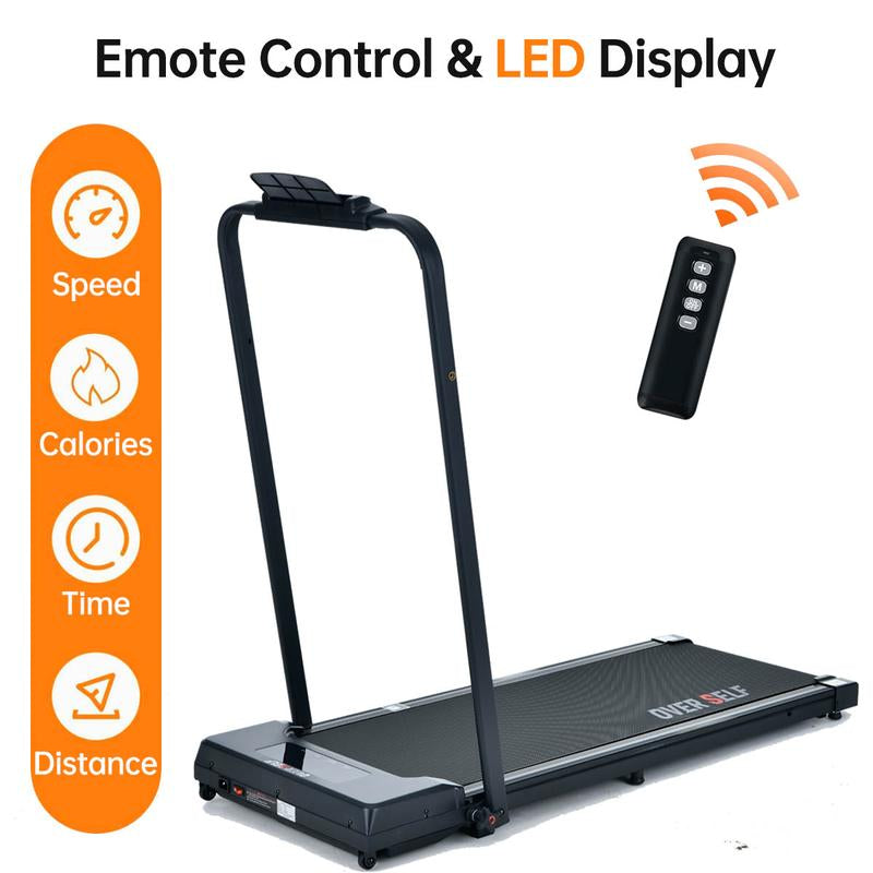 【Tiktokshopbacktoschool】Over SELF Walkingpad Treadmill, Portable Folding Treadmill with Handle Remote Control, Easy Storage, Dealsforyouday Outdoorfun Home Gym Fitness Equipment Workout Gear