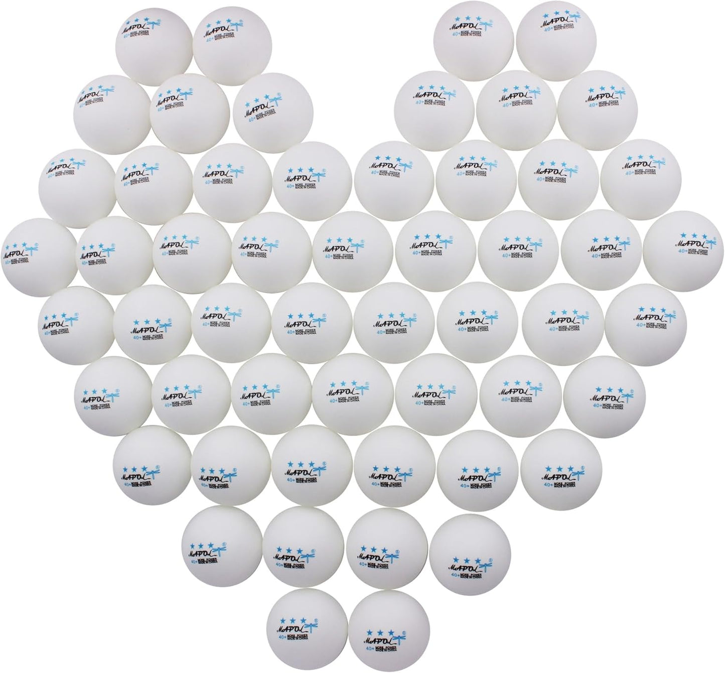60/22 Count 3-Star 40+ Premium Ping Pong Balls Advanced Practice Table Tennis Ball