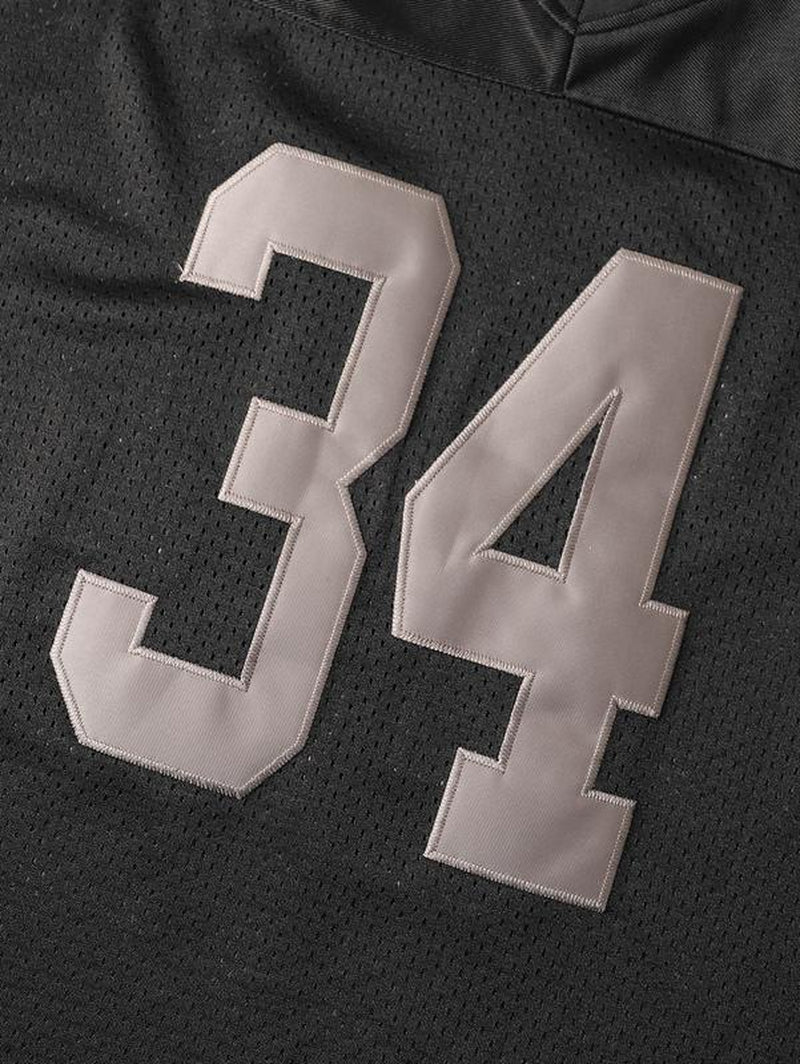 Men'S Football Jersey #34 Retro Jersey, Breathable, Embroidered Sports Shirt for Training & Competition, V-Neck Jersey