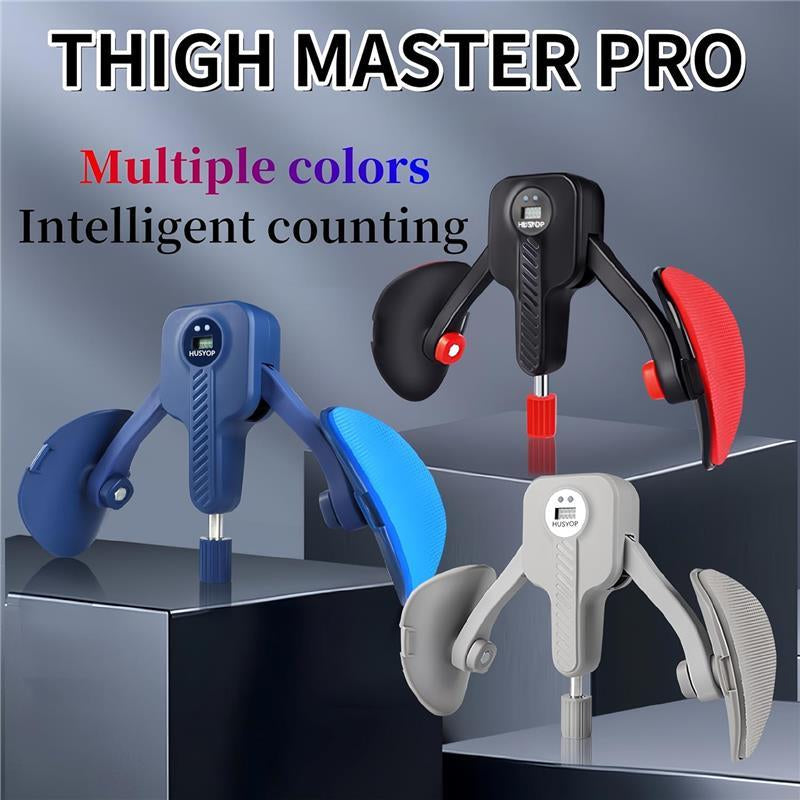 Thigh Master 0-110 Lbs Adjustable Resistance Inner Thigh Exerciser, Thigh Trainer Pro with Leg Straps Healthcare Tool