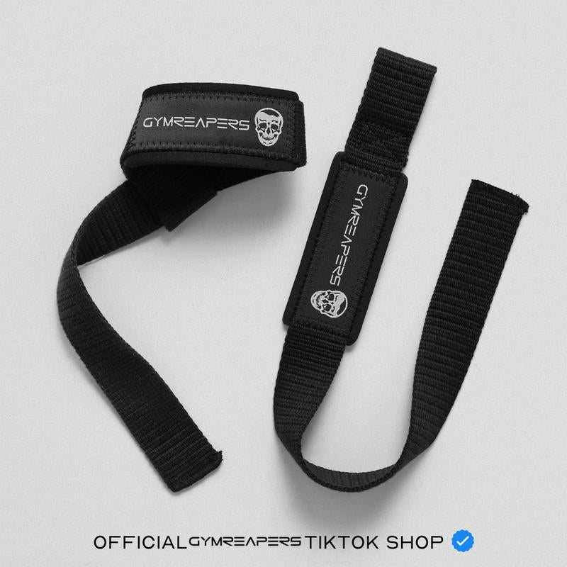 Gymreapers Premium Padded Weightlifting Straps - Lifting Straps for Deadlifts, Rows, Pull-Ups