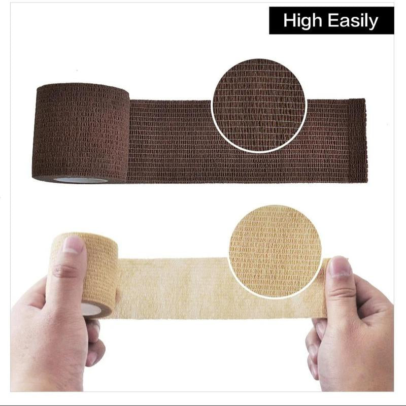 Self-Adhesive Breathable Elastic Bandage, 1 Count Sports Fixing Finger Wrist Leg Athletic Tape, Sports Tape for Home Gym Workout, Sports Tapes, Valentine'S Day Gift