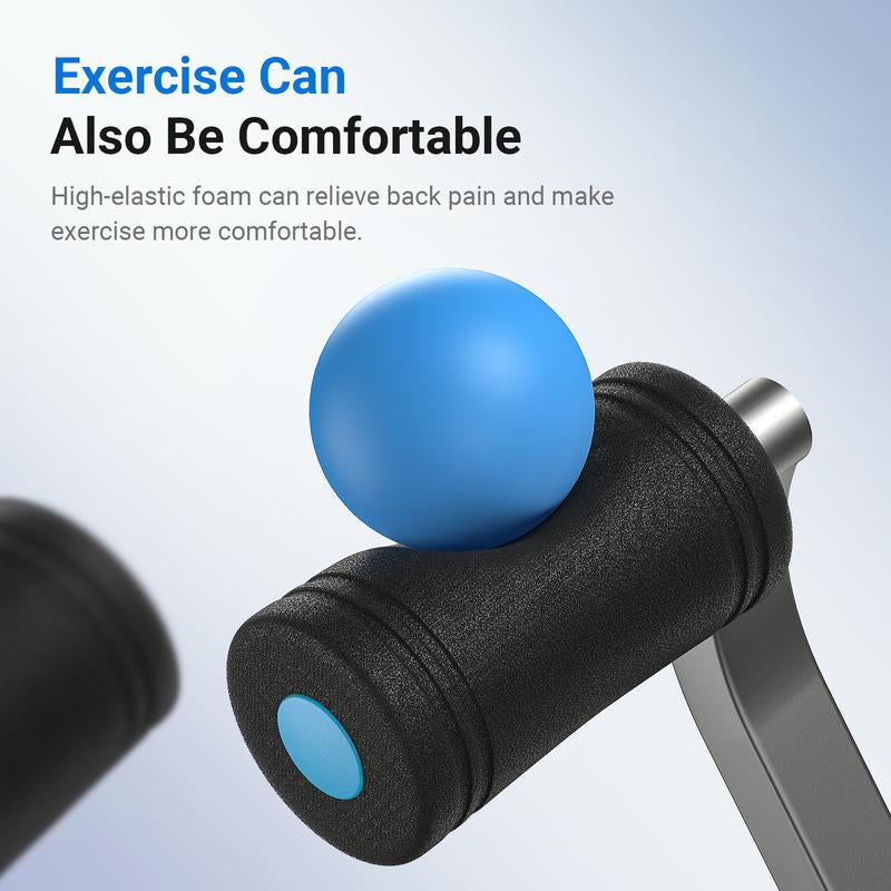 MERACH Sit-Up Exercise Equipment, Ab Crunch Machine Roll-Up Machine, Abdominal Workout Machine for Home Gym, Core Ab Exercise System Trainer, Dealsforyoudays