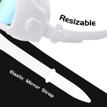 Swim Goggles No Leaking Anti-Fog Pool Goggles Swimming Goggles for Adult Men Women Youth, UV Protection 180° Clear Vision-White