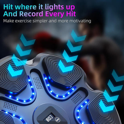 Smart Music Boxing Machine, 1 Count Rechargeable Boxing Trainer, Boxing Training Equipment for Home Gym, Sports Toys for Boys & Girls, Gift, Punching Bag Set