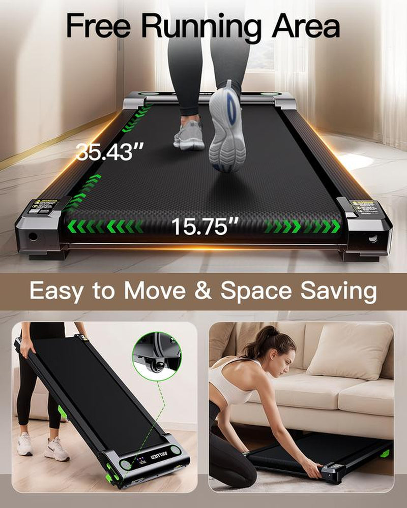 [Walking Pad with Incline] Tiktokshopbacktoschool Akluer Incline Walking Pad Treadmill for Home, Speed 0.6-4MPH,2.5 HP under Desk Treadmill Small with Remote Control, Walking Pad Small Treadmill with LED Display