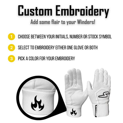 Winder Series Batting Gloves - Black Out