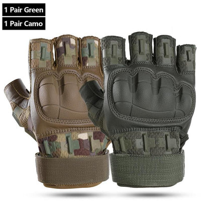 Outdoor Tactical Windproof Sports Gloves, High Sensitivity Touch Screen Pu Leather Outdoor Mountaineering Training Hunting Cycling Gloves, Men Gifts Ideas, Gift for Boyfriend Husband, Gym Accessories, Hobbies Ideas, Motorcycle Riding Gloves