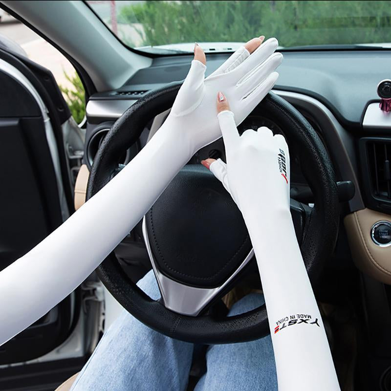 Breathable Sunscreen Arm Sleeve, 1 Pair Multipurpose Cooling Arm Sleeve for Men & Women, Outdoor Sun Protection Arm Sleeves for Cycling, Climbing, Sports, Birthday Gift, Outdoor Accessories Summer Gift, Gym Accessories