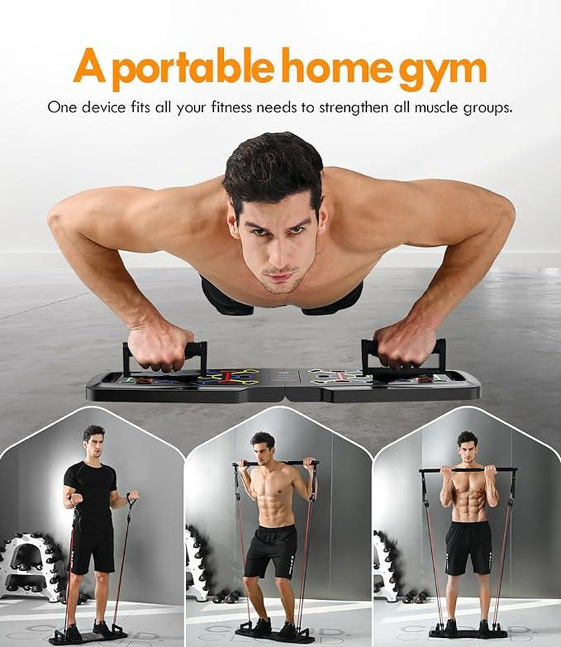 Push up Board- with 20 Portable Exercise Equipment
