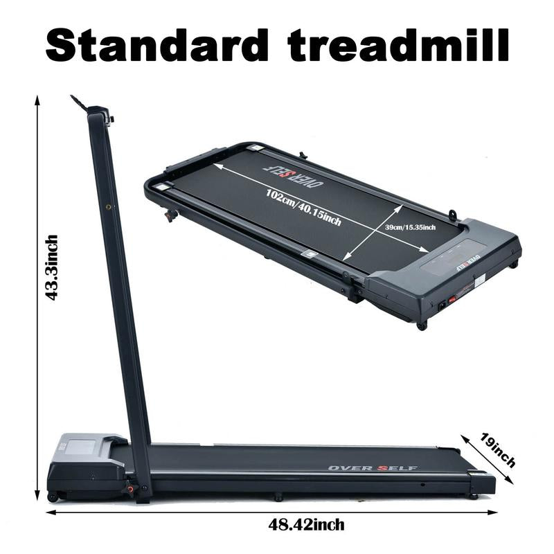 【Tiktokshopbacktoschool】Over SELF Walkingpad Treadmill, Portable Folding Treadmill with Handle Remote Control, Easy Storage, Dealsforyouday Outdoorfun Home Gym Fitness Equipment Workout Gear