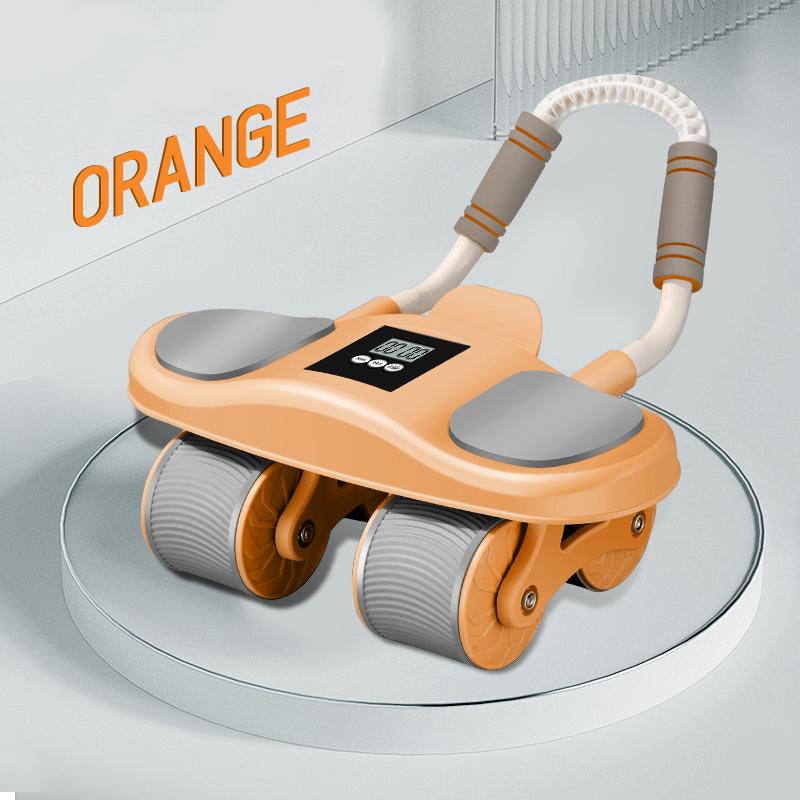 HXD-ERGO Ab Wheel Flat Supportbelly Rolltwo in One Ab Wheel Roller for Core Training, with Timer/Phone Holder, Suitable for Abdominal Workouts in Office, Home, and Outdoor Settings Abdominal Exercise
