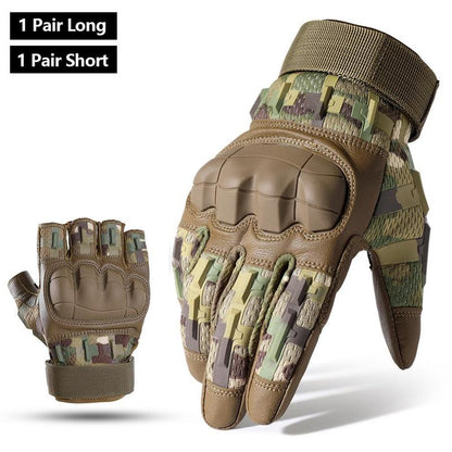 Outdoor Tactical Windproof Sports Gloves, High Sensitivity Touch Screen Pu Leather Outdoor Mountaineering Training Hunting Cycling Gloves, Men Gifts Ideas, Gift for Boyfriend Husband, Gym Accessories, Hobbies Ideas, Motorcycle Riding Gloves