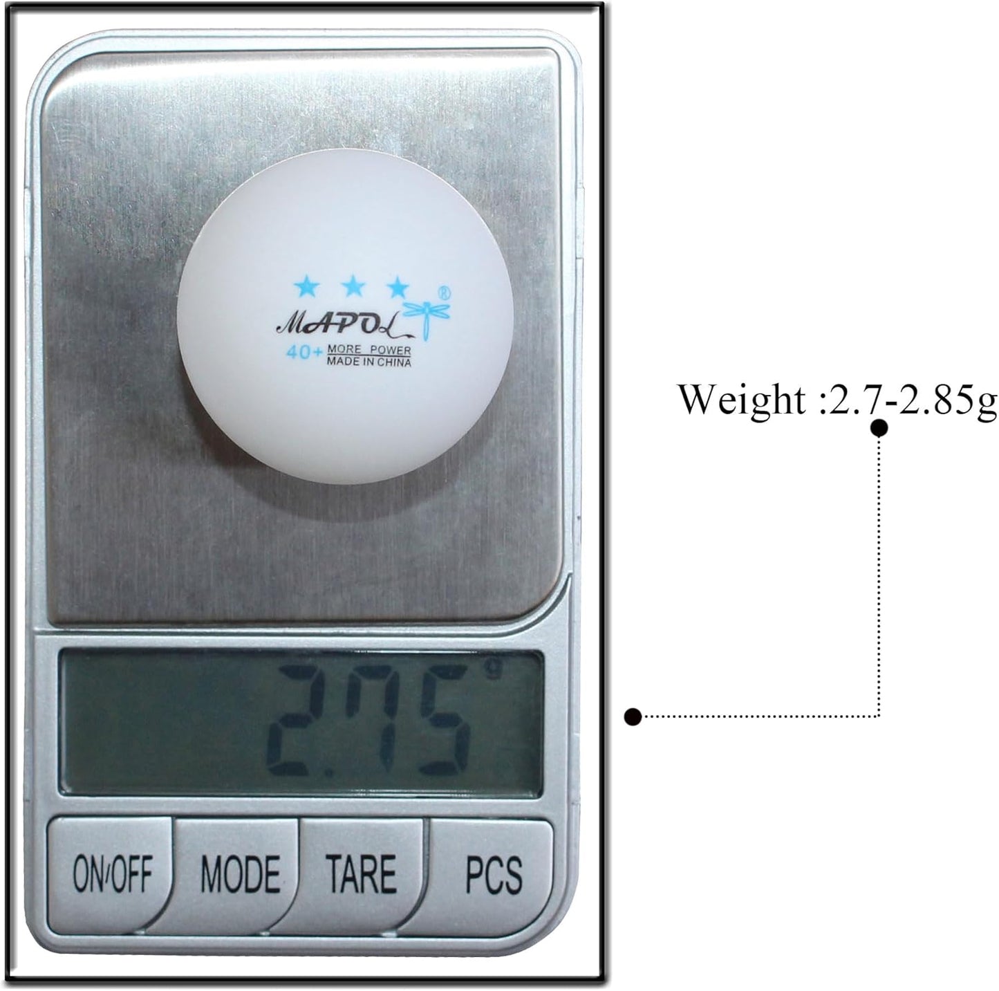 60/22 Count 3-Star 40+ Premium Ping Pong Balls Advanced Practice Table Tennis Ball