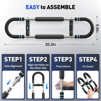 Flybird Arm Trainer Chest Workout Adjustable Spring Resistance Equipment, Strengthen Chest & Arm Muscles for Men, Detachable Portable Design for Home Gym & Outdoor
