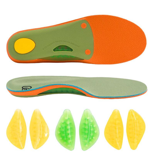 1 Pairs Adjustable Arch Support Height Insole, Plantar Fasciitis Relief Insoles for Men/Women and Fits for All Shoes Footwear Bedroom