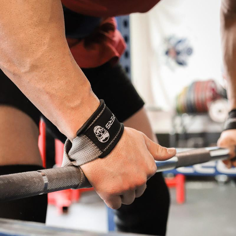Gymreapers Premium Padded Weightlifting Straps - Lifting Straps for Deadlifts, Rows, Pull-Ups