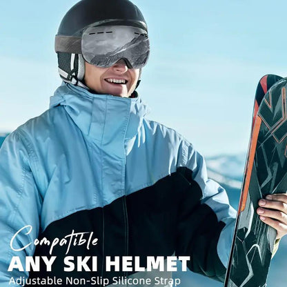 HD Anti-Fog Ski Goggles, Outdoor Ski Goggles ,Skiing Sunglasses, Sports Eyewear for Men & Women