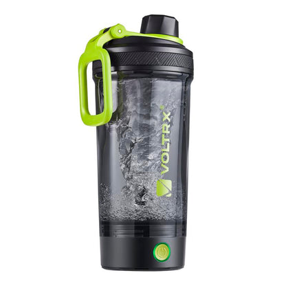 VOLTRX Electric Protein Shaker Bottle - USB Rechargeable Mixer Cup for Shakes and Meal Replacements, Bpa-Free Tritan, 24Oz