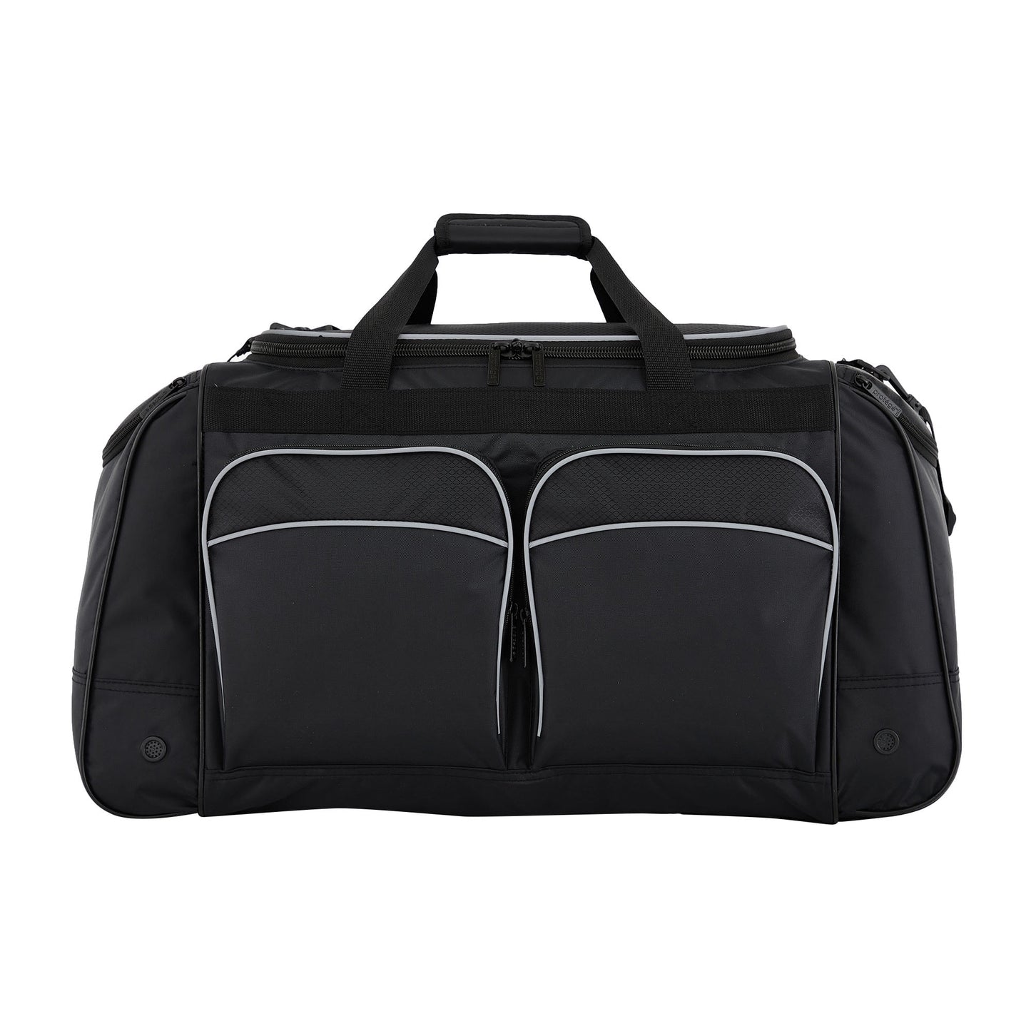 28 in Jumbo Sport Duffel Bag for Travel, Black