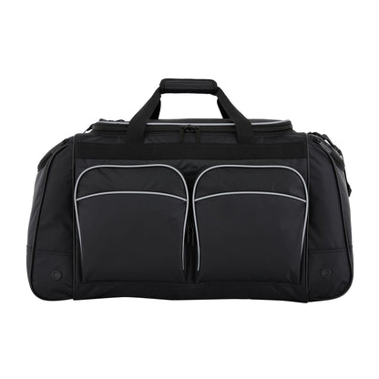 28 in Jumbo Sport Duffel Bag for Travel, Black
