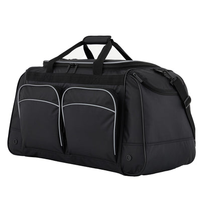28 in Jumbo Sport Duffel Bag for Travel, Black