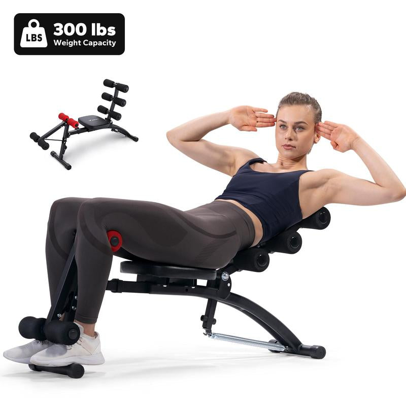MERACH Adjustable Weight Bench for Full Body Workout, Press Bench of Home Gym Strength Training, Exercise Machine for Ab, Arm, Leg, Dealsforyoudays