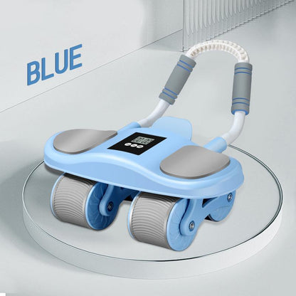 HXD-ERGO Ab Wheel Flat Supportbelly Rolltwo in One Ab Wheel Roller for Core Training, with Timer/Phone Holder, Suitable for Abdominal Workouts in Office, Home, and Outdoor Settings Abdominal Exercise