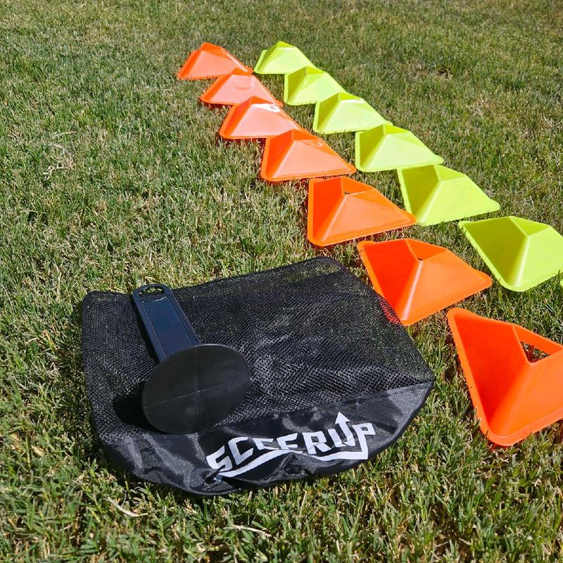 Sccerup Training Cones - Soccer/Football Cones (3-4 Day USA Shipping)