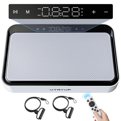 MERACH Square Vibration Plate Exercise Machine 265Lbs Capacity, Comfortable Lymphatic Drainage for Full Body Workout, Home Gym Fitness Equipment, Ideal Mother'S Day Gift, Dealsforyoudays