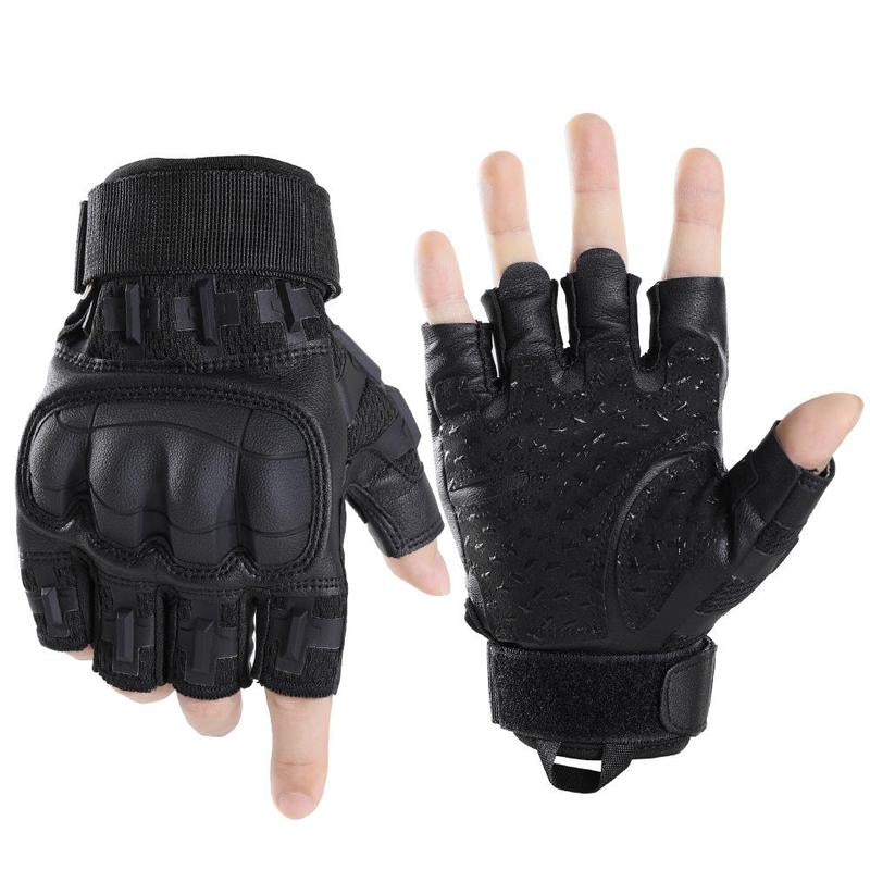 Outdoor Tactical Windproof Sports Gloves, High Sensitivity Touch Screen Pu Leather Outdoor Mountaineering Training Hunting Cycling Gloves, Men Gifts Ideas, Gift for Boyfriend Husband, Gym Accessories, Hobbies Ideas, Motorcycle Riding Gloves