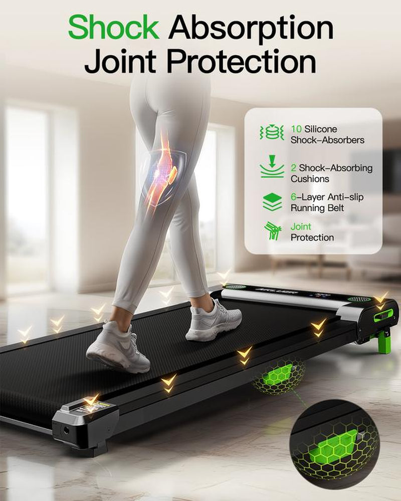 [Walking Pad with Incline] Tiktokshopbacktoschool Akluer Incline Walking Pad Treadmill for Home, Speed 0.6-4MPH,2.5 HP under Desk Treadmill Small with Remote Control, Walking Pad Small Treadmill with LED Display