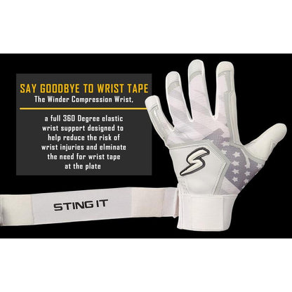 Winder Series Batting Gloves - Black Out