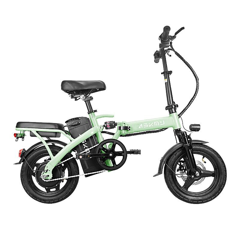 Folding Electric Bike for Adults | 14-Inch Lightweight Commuter E-Bike with 48V 350W Motor | Long Range Battery | Compact Design | E BIKE Bicicleta Electrica