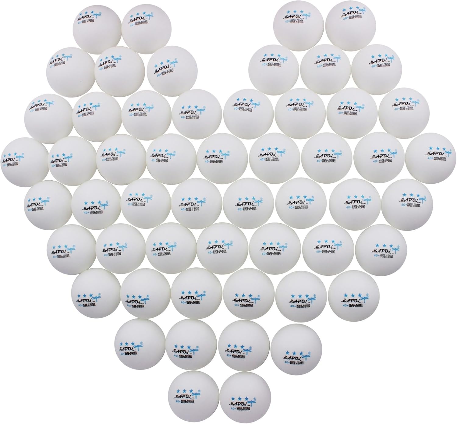60/22 Count 3-Star 40+ Premium Ping Pong Balls Advanced Practice Table Tennis Ball