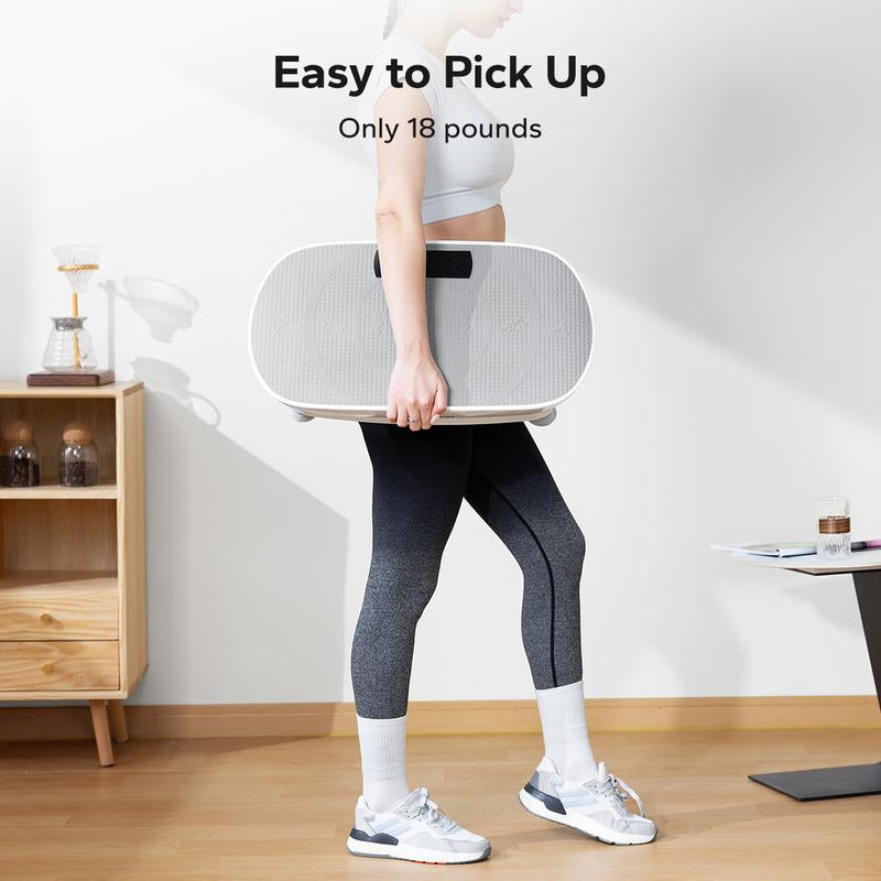 Dealsforyoudays MERACH Vibration Plate Exercise Machine, Lymphatic Drainage Machine, Whole Body Workout Vibration Platform for Wellness and Fitness Home Gym Equipment