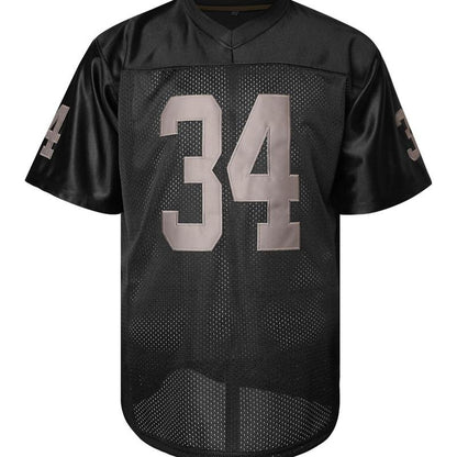 Men'S Football Jersey #34 Retro Jersey, Breathable, Embroidered Sports Shirt for Training & Competition, V-Neck Jersey