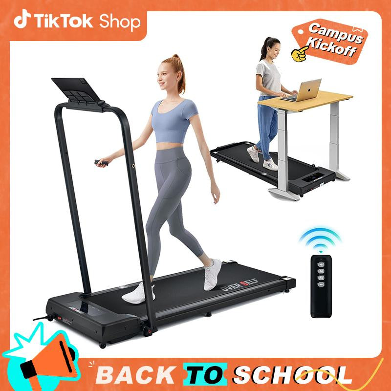 【Tiktokshopbacktoschool】Over SELF Walkingpad Treadmill, Portable Folding Treadmill with Handle Remote Control, Easy Storage, Dealsforyouday Outdoorfun Home Gym Fitness Equipment Workout Gear