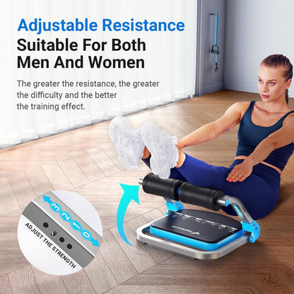 MERACH Sit-Up Exercise Equipment, Ab Crunch Machine Roll-Up Machine, Abdominal Workout Machine for Home Gym, Core Ab Exercise System Trainer, Dealsforyoudays