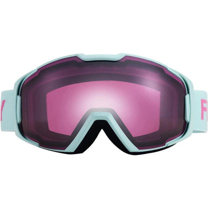 FEISEDY Ski Goggles, OTG Snow Sport Goggles for Adult Youth, Anti-Fog UV400 Protection Bendable Dual-Lenses B2961