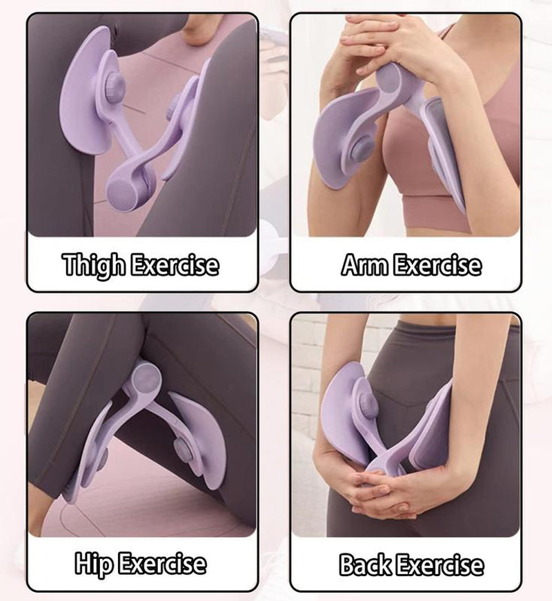 Thigh Master Hip Trainer Exercise Equipment, Pelvic Floor Trainer, Kegel Trainer for Postpartum Rehabilitation, Trimmer Inner Thigh, Thigh Workout Equipment Portable Shaping