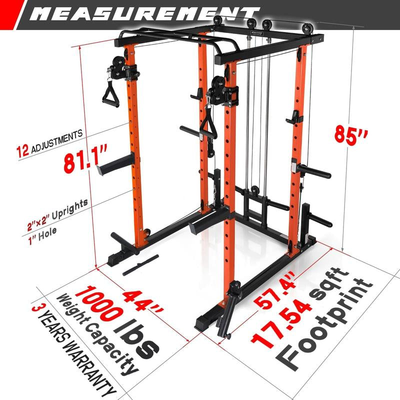 Ritfit 1.6K Budget Home Gym Package PPC03 Folding Power