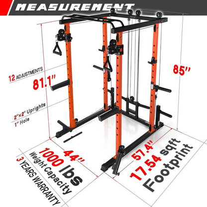 Ritfit 1.6K Budget Home Gym Package PPC03 Folding Power