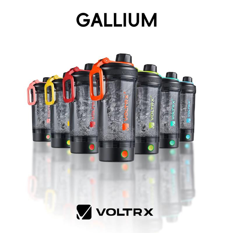 VOLTRX Electric Protein Shaker Bottle - USB Rechargeable Mixer Cup for Shakes and Meal Replacements, Bpa-Free Tritan, 24Oz