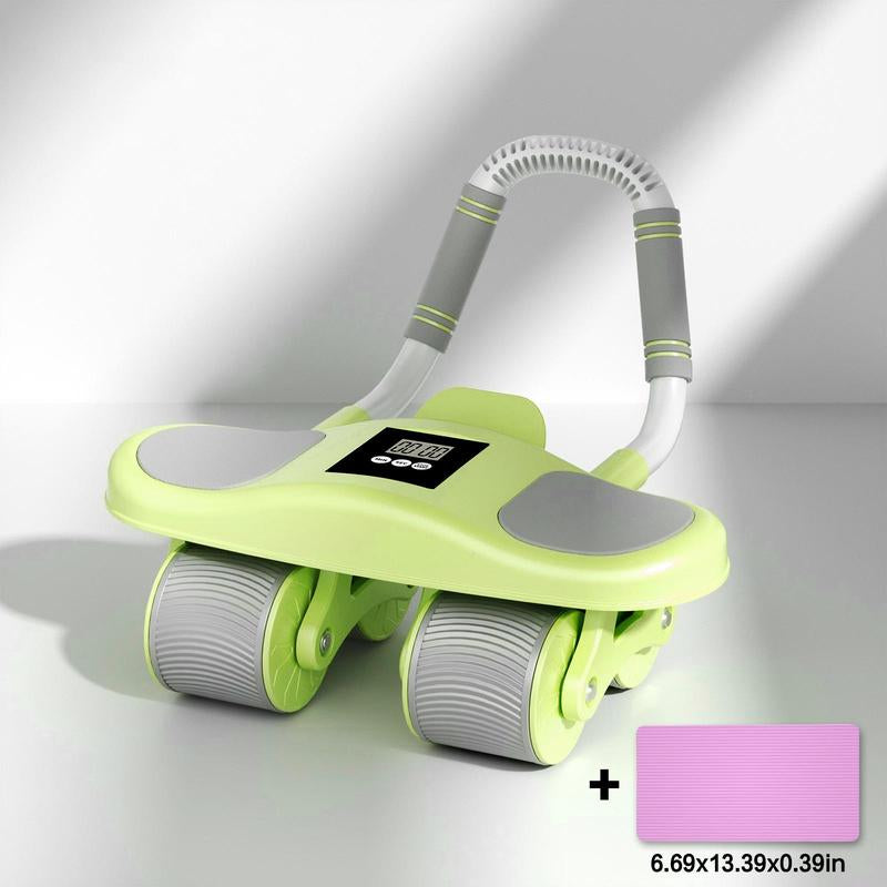 HXD-ERGO Ab Wheel Flat Supportbelly Rolltwo in One Ab Wheel Roller for Core Training, with Timer/Phone Holder, Suitable for Abdominal Workouts in Office, Home, and Outdoor Settings Abdominal Exercise